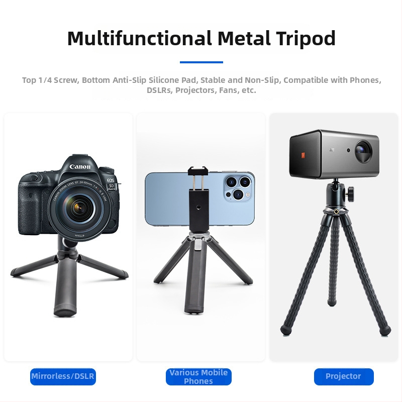 Datora galda statīva pamatne – alumīnija sakausējums, slodze 2-5 kg, PTZ tips sfērisks pan-tilt, viens mezgls