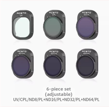 RCSTQ 1421200 Poliarizuotas ND Filtrų Rinkinys DJI Mini 4 Pro – OEM Apdorojimas, Bajoneto dydis: Kitas, Suderinamas su Mini 4 Pro