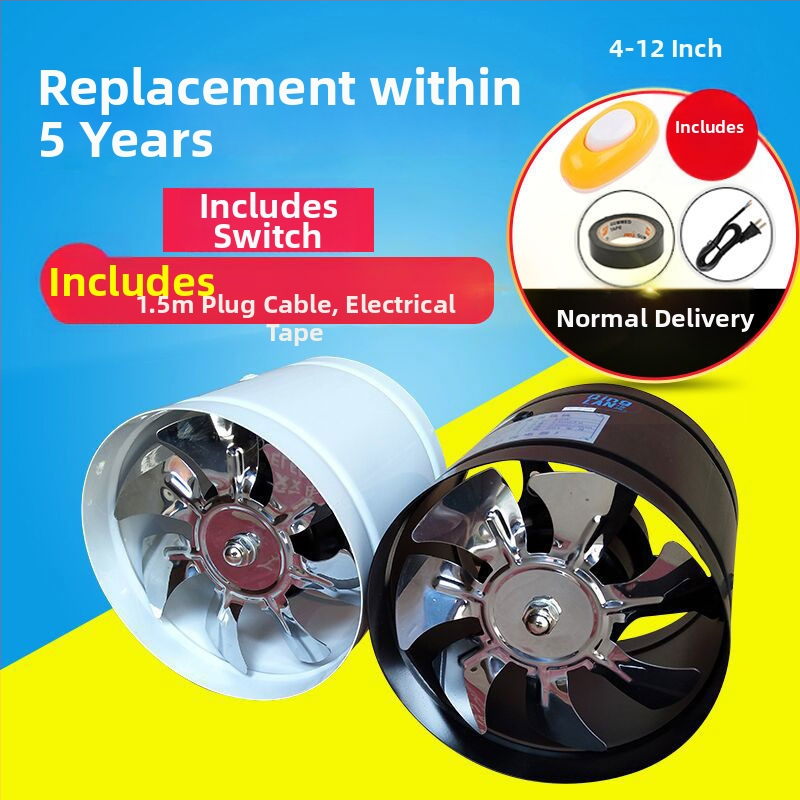 Tylus vonios ventiliatorius išmetamasis, modelis SF1.0-2r, 220V, 50Hz, metalinis korpusas, vamzdžio slėgio tipas