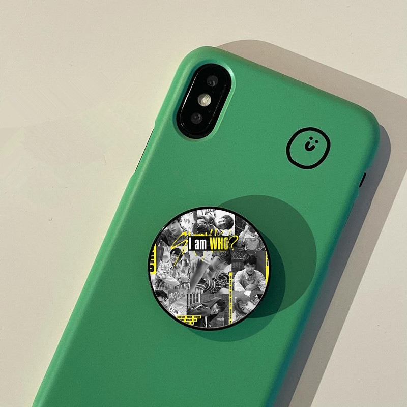 Suport inel pentru telefon – Stil desen animat, Material plastic, Brand: Altul