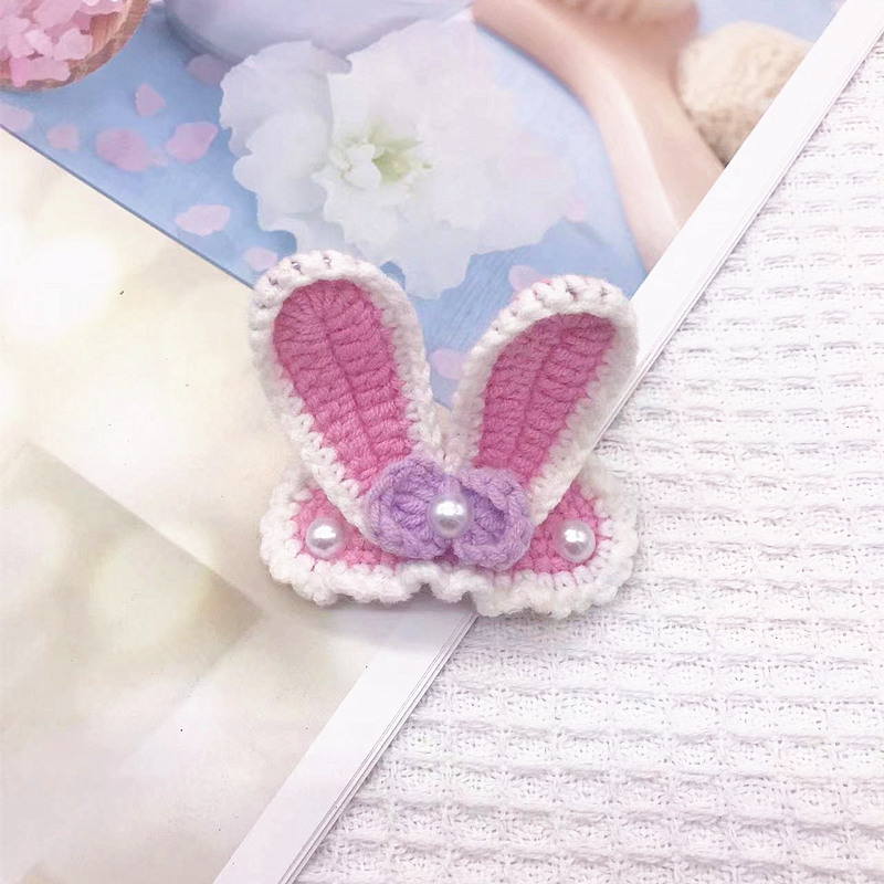 BB клип за коса — ръчно плетено от вълна, триизмерен звездовиден дизайн, персонализация налична