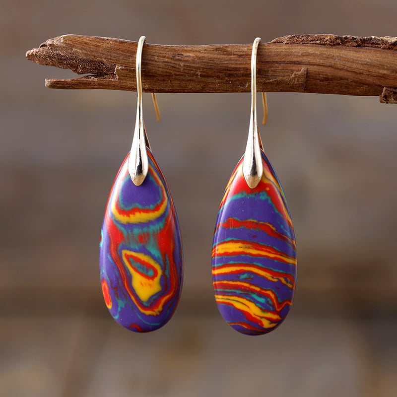 Naušnice — Kraljevski kamen, kapljastog oblika, Izvorni dizajn, Za žene, Zima 2025