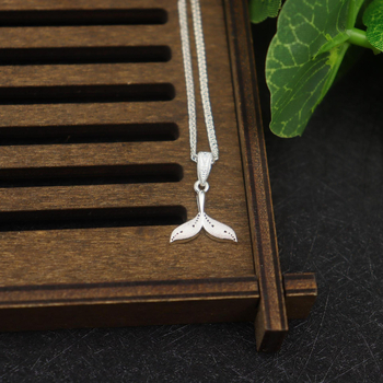 Κολιέ από ασήμι Sterling με μενταγιόν ουράς ψαριού, σχέδιο ζώου/ζωδιακό, κινεζικό στυλ, προέλευση Kaili, Guizhou, 2,7 g