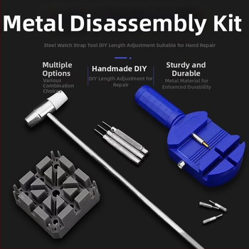 Nástroj na opravu hodiniek s vyťahovačom remienka, rezacím nástrojom na remienok a nastavovačom hodiniek (Zima 2022)