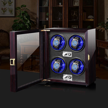 Dian Yue Štvorpolohový navíjač na mechanické hodinky, elektrický navíjač, skrinka na hodinky pre domáce použitie (sada 4)