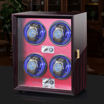 Dian Yue Štvorpolohový navíjač na mechanické hodinky, elektrický navíjač, skrinka na hodinky pre domáce použitie (sada 4)