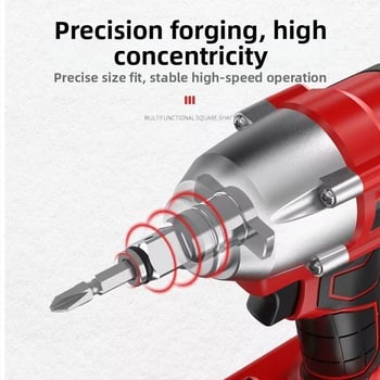 Многофункционална глава за преобразуване за електрически гайковерт, празен квадратен вал, въглеродна стомана, инструменти за разглобяване, за домашна употреба