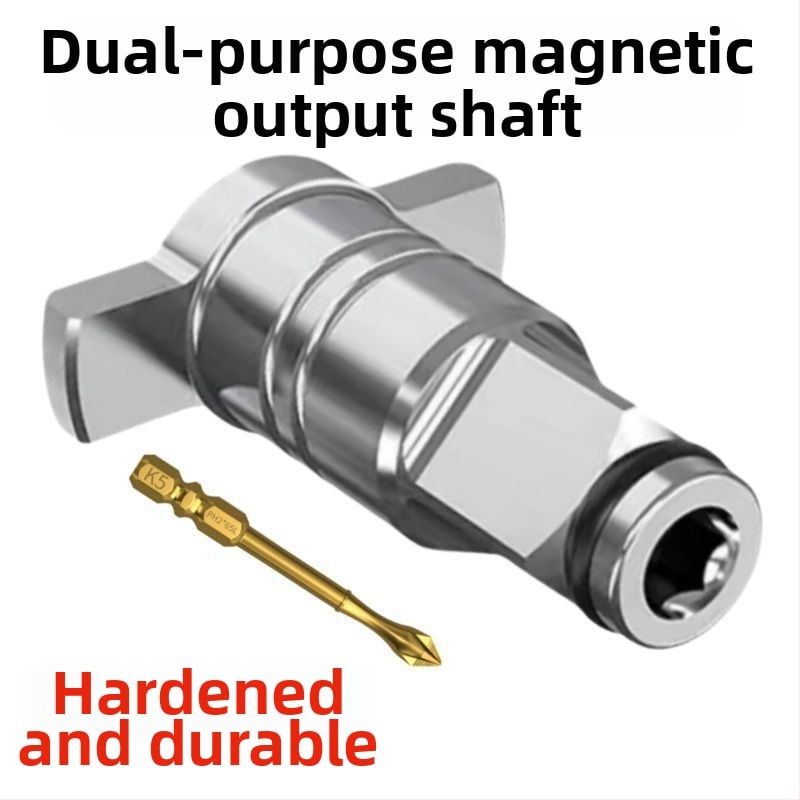 Многофункционална глава за преобразуване за електрически гайковерт, празен квадратен вал, въглеродна стомана, инструменти за разглобяване, за домашна употреба