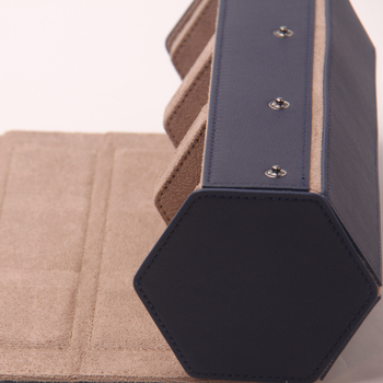 Персонализирана шестоъгълна кутия за часовник за съхранение – PU кожа, модел Watch box-2514, опаковка за бижута, подаръчна опаковка