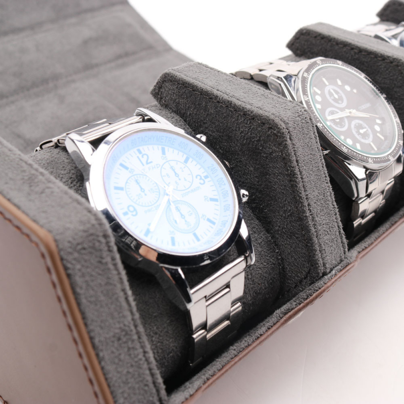 Персонализирана шестоъгълна кутия за часовник за съхранение – PU кожа, модел Watch box-2514, опаковка за бижута, подаръчна опаковка