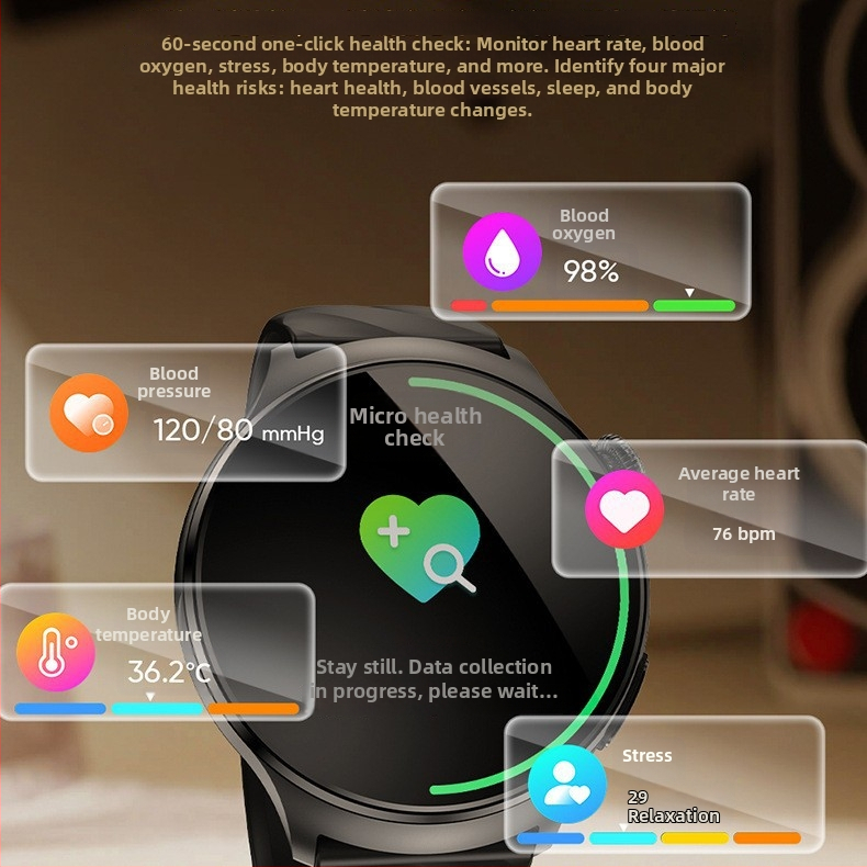 Jianwei smart hodinky – Sledovanie srdcového rytmu, krvného tlaku a okysličenia krvi; Sledovanie spánku, krokomer