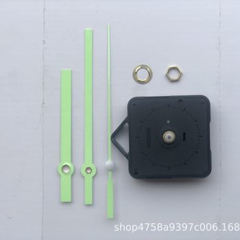 Комплект кварцов часовников механизъм за стенни часовници — пластмасов корпус, модерен минималистичен стил, печатано лого, възможност за персонализация