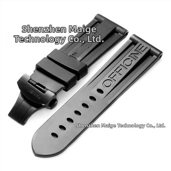 Panerai PAM00359 gumený náramok na hodinky s motýľovým zapínaním