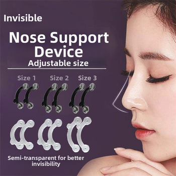 Κλιπ μύτης με γεωμετρικό σχέδιο, ακρυλικό υλικό, διαδικασία σφράγισης, unisex μόδα OL