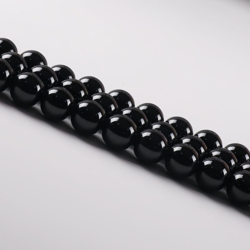 Achátové korálky, voľné na navliekanie, opracované rezaním, brúsením a leštením