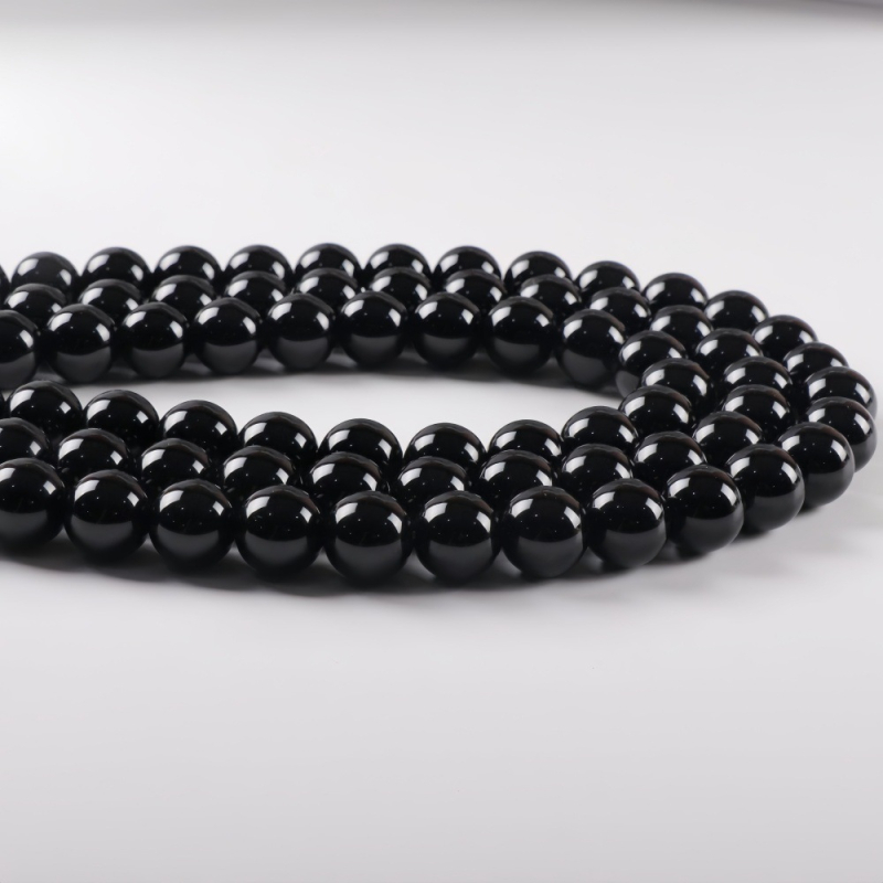 Achátové korálky, voľné na navliekanie, opracované rezaním, brúsením a leštením