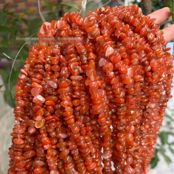 DIY doplnok pre šperky z južného červeného achátu, rezaný, všestranný štýl