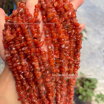 DIY doplnok pre šperky z južného červeného achátu, rezaný, všestranný štýl