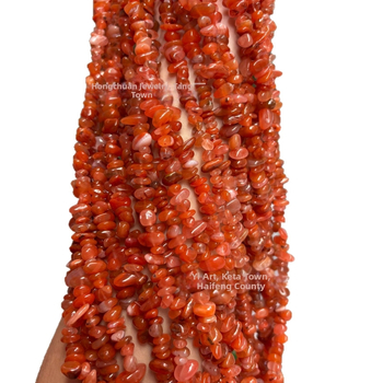 DIY doplnok pre šperky z južného červeného achátu, rezaný, všestranný štýl