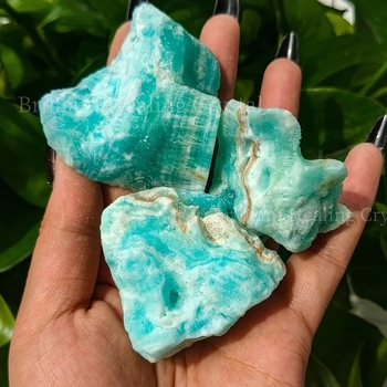 Prirodni kristalni piroklor mineralni ukras, plavi kristal polja, tachionski kamen za aromaterapiju