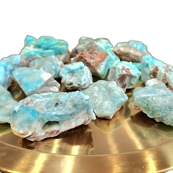Prirodni kristalni piroklor mineralni ukras, plavi kristal polja, tachionski kamen za aromaterapiju