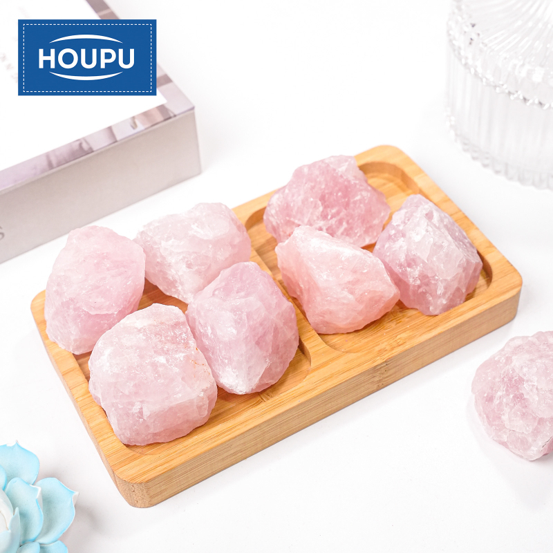 Ωμός λίθος ροζ χαλαζίας για διαχυτές, ενυδρεία και γλάστρες; φυσικός κρύσταλλος, εμφάνιση: ωμός λίθος