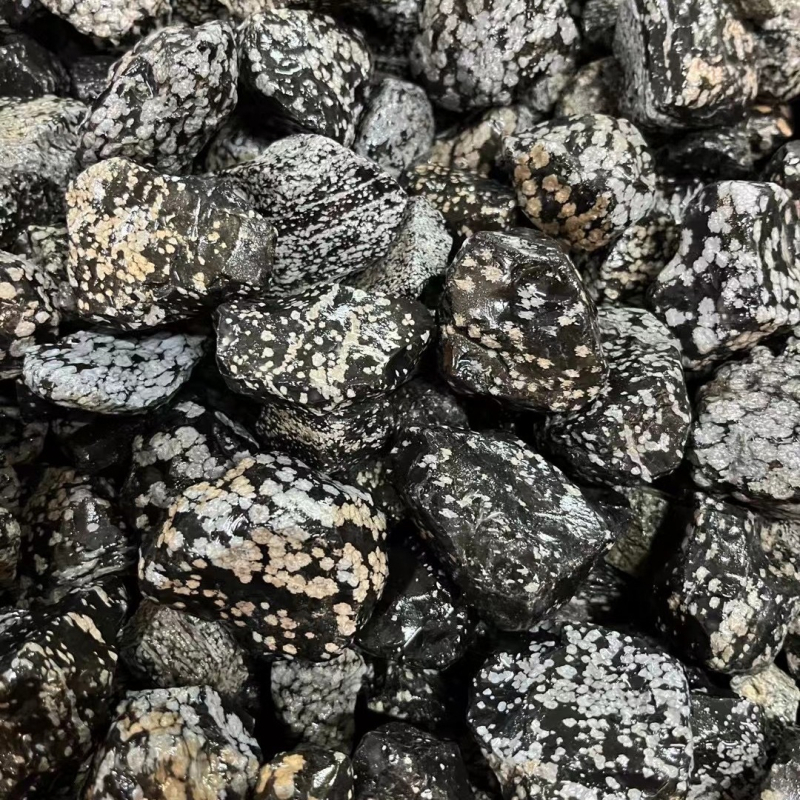 Prirodni Snowflake kamen – sirovi kristalni kamen za aromaterapiju i difuzor, dekorativni kamen