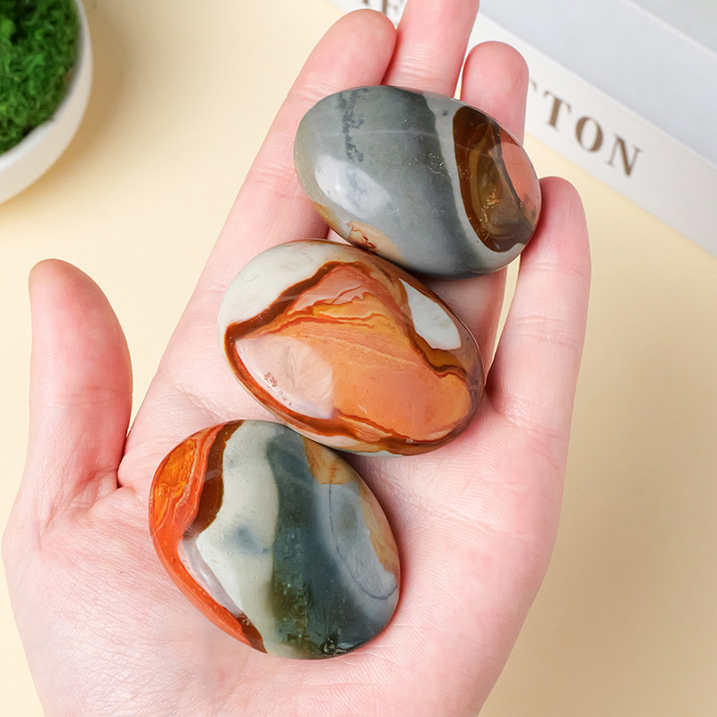 Kamen za masažu dlanom od oceanskog kamena — kristal, geometrijski oblik, moderni minimalistički stil (Brand: Apen Crystal Crafts, Materijal: oceanski kamen, Oblik: geometrijski, Stil: moderni minimalistički)