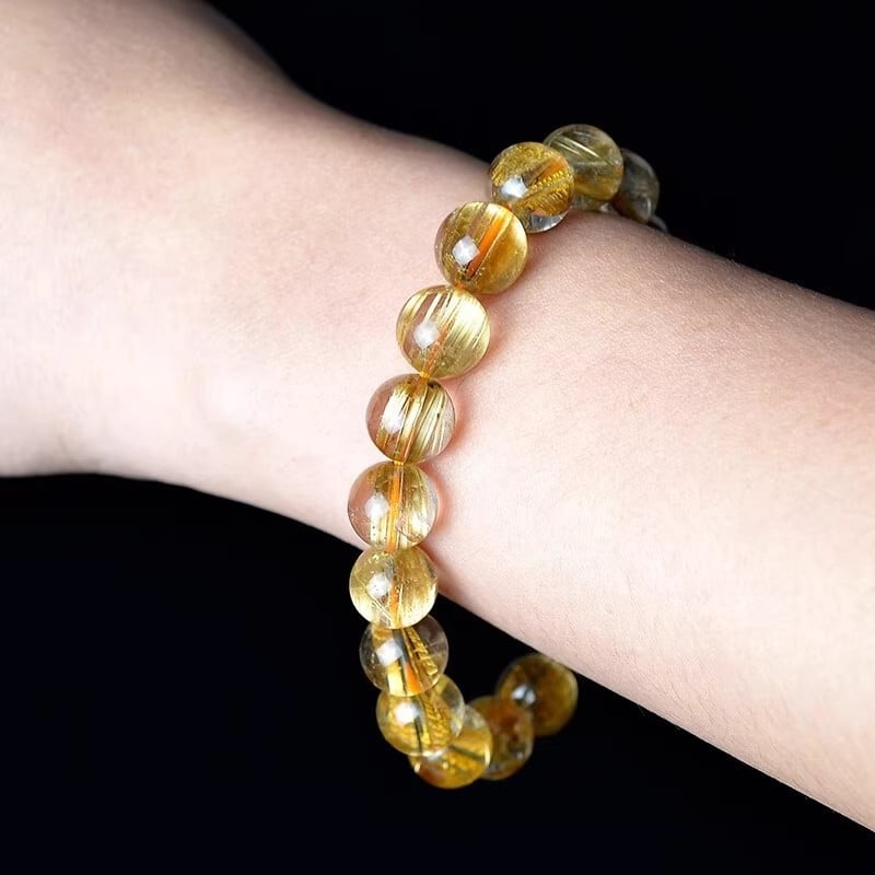 Narukvica sa zlatnim kristalom, podrijetlo Brazilija, poklon kutija