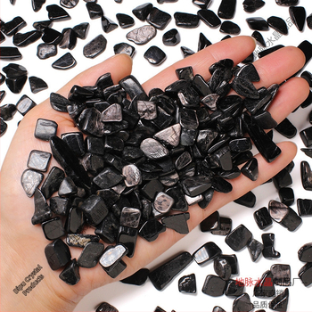 Dekoratív štrk z kameňa Jinyun pre akváriá a kvetináče, prírodný drahokam materiál, geometrický tvar, brúsenie a leštenie, značka Vein Mineral