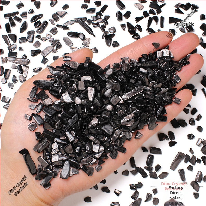 Dekoratív štrk z kameňa Jinyun pre akváriá a kvetináče, prírodný drahokam materiál, geometrický tvar, brúsenie a leštenie, značka Vein Mineral