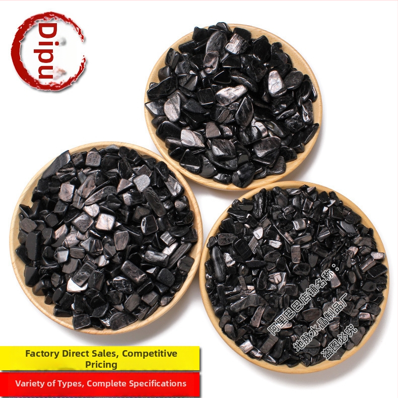 Dekoratív štrk z kameňa Jinyun pre akváriá a kvetináče, prírodný drahokam materiál, geometrický tvar, brúsenie a leštenie, značka Vein Mineral