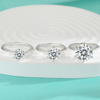 Inel cu Moissanit pentru femei, Argint 925, placare electroplatină, Stil coreean, Design geometric