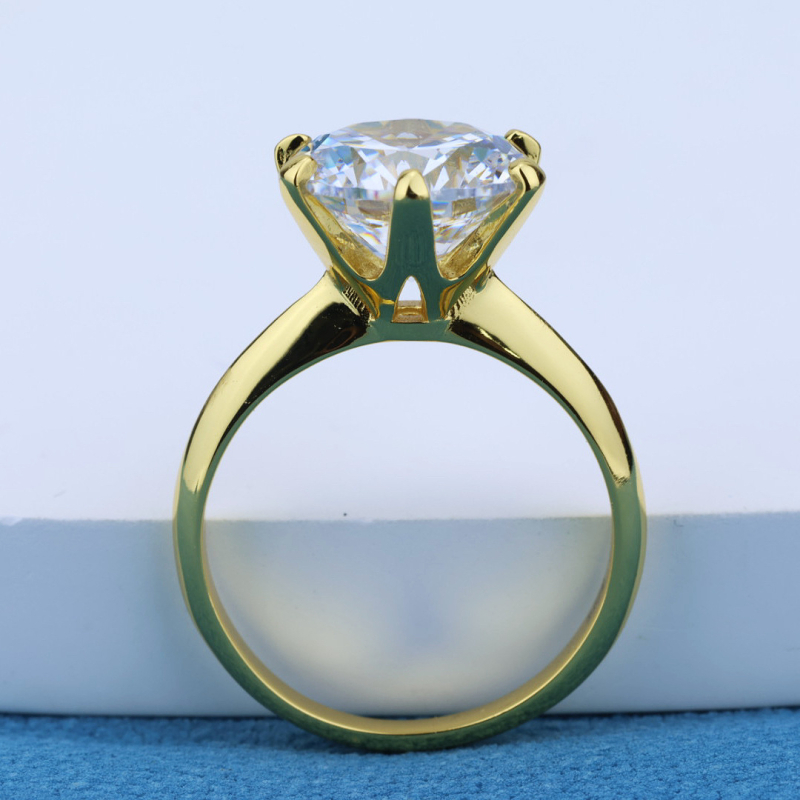 Inel cu Moissanit pentru femei, Argint 925, placare electroplatină, Stil coreean, Design geometric