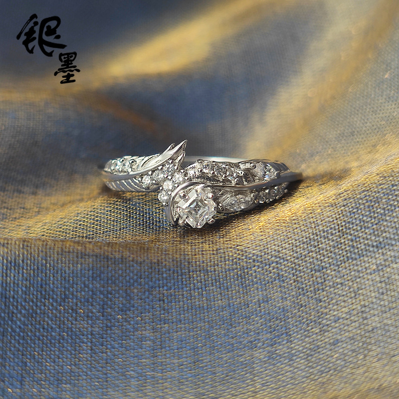 Prsteň, 925 striebro, dizajn karikatúrneho hrdinu, elektroplátovanie, model mW26h2FJ