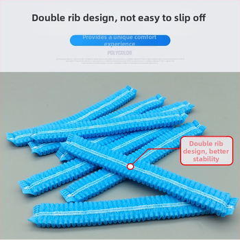 Vienkartinė plaukų tinklo kepurė su kvėpuojančiomis angomis, dulkėms atspari ir alyvos dūmų atspari, apsaugo nuo plaukų slinkimo, tinkama virtuvėms ir gamykloms