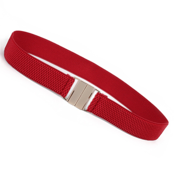 Еластичен колан за рокля с катарама от сплав, ширина 2–4 см, закопчаване с катарама, електроплакиран завършек