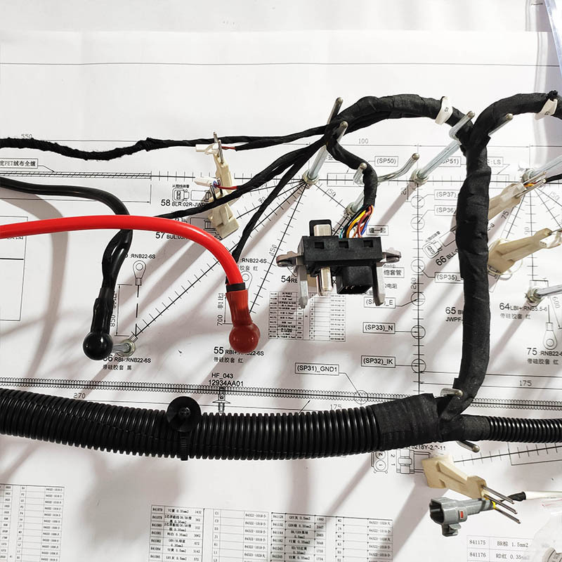 Autó fő kábelköteg – 3 magos, tiszta réz, keresztmetszet 0,4 mm², feszültség 550 V, szigetelés vastagsága 2