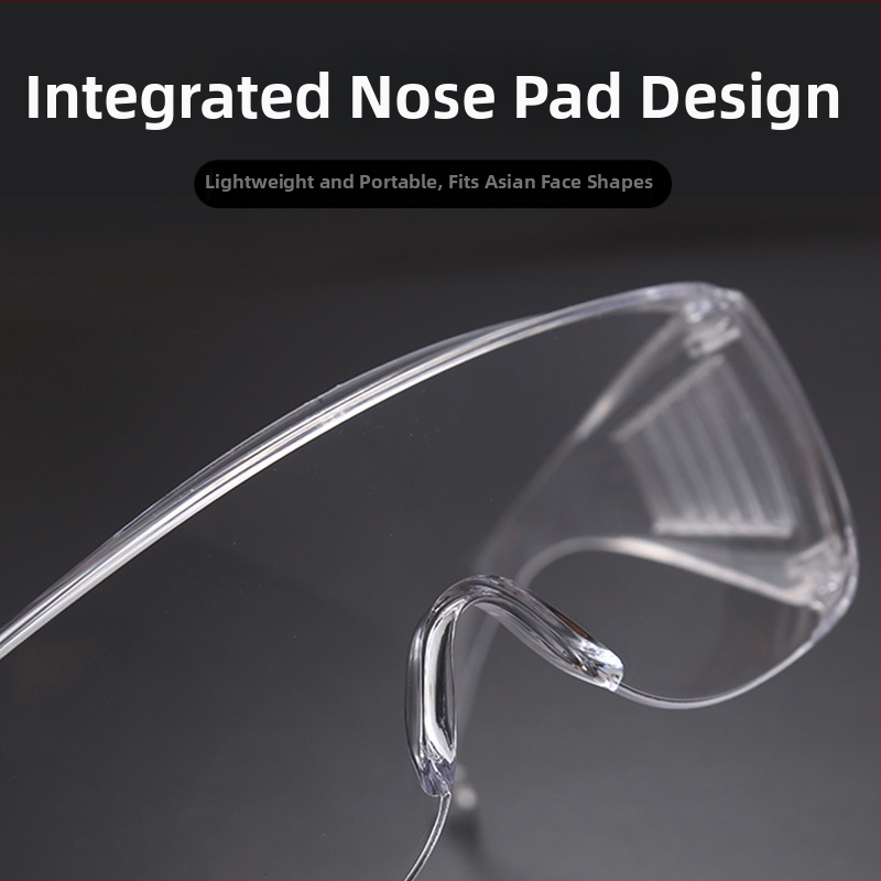 Laboratorijas aizsargbrilles, PC materiāls, modelis Blinds, EN166 CEZ87.1, acu aizsardzība, izturība pret triecieniem