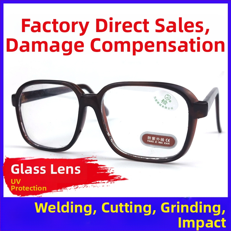 Metināšanas brilles ar regulējamu rāmi, triecienizturīgas un pretatstarojuma lēcas, stikla lēcas – Sevista shield