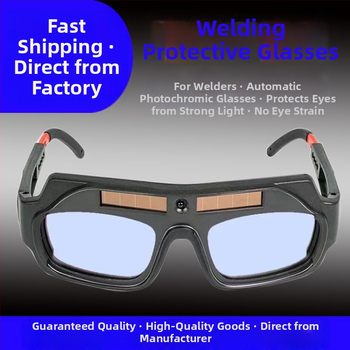 Automātiski tonējošas metināšanas brilles, anti-reflektora acu aizsardzība, krāsu maiņas lēcas, aizsardzība pret šļakatām un triecieniem