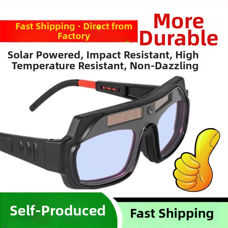 Automātiski tonējošas metināšanas brilles, anti-reflektora acu aizsardzība, krāsu maiņas lēcas, aizsardzība pret šļakatām un triecieniem