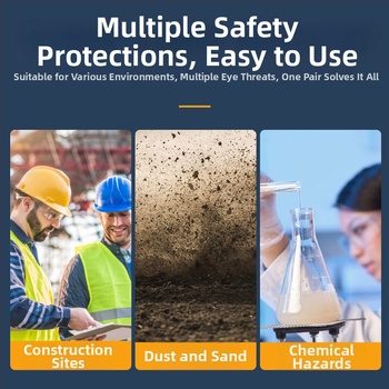 Metināšanas brilles Yh172, PC+stikls, dubultās funkcijas aizsardzība pret triecienu, GB standarts