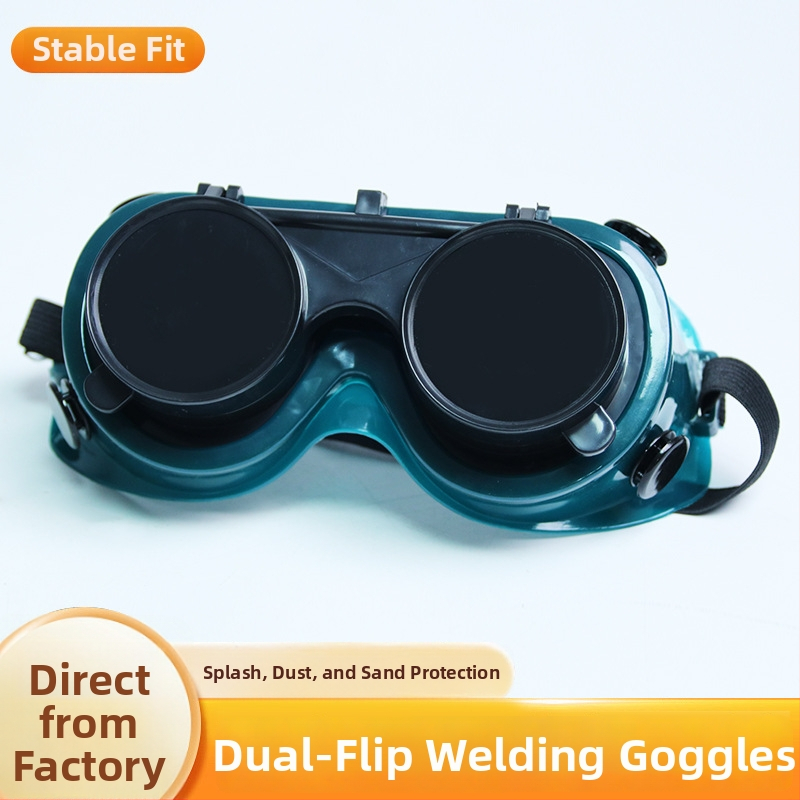 Metināšanas brilles Yh172, PC+stikls, dubultās funkcijas aizsardzība pret triecienu, GB standarts