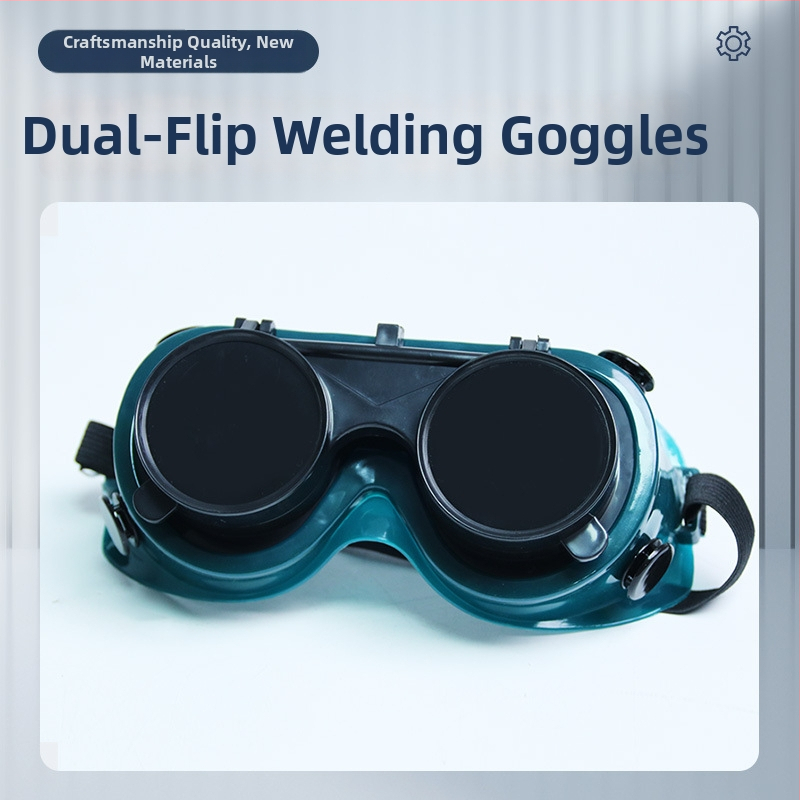 Metināšanas brilles Yh172, PC+stikls, dubultās funkcijas aizsardzība pret triecienu, GB standarts