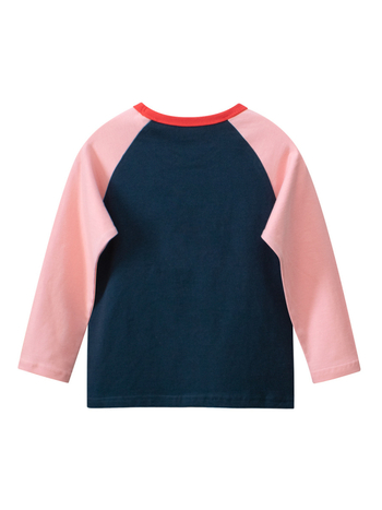 Dječja majica s dugim rukavima, korejski stil, okrugli ovratnik, 100% pamuk, crtani print, za uzrast 3–8 godina, proljeće i jesen