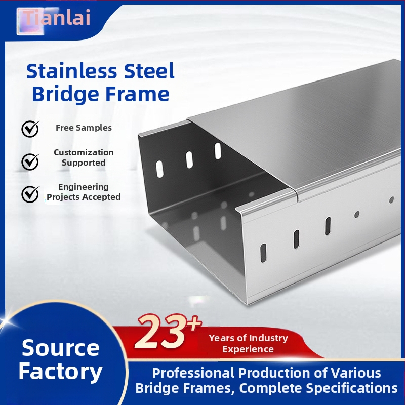 Nerūsējošā tērauda kanāla kabel tilts Tianlai — piemērots būvniecībai, elektro, naftas nozarē, sakariem un jaunajai enerģijai