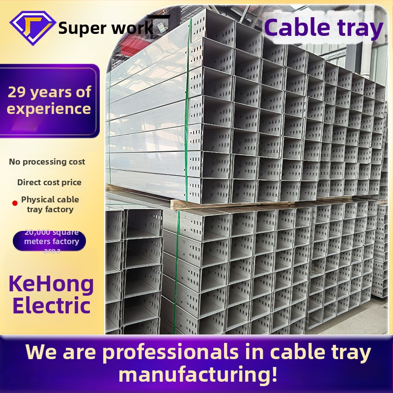 Pielāgojams nerūsējošā tērauda ugunsizturīgs kabel tilts, žļābu tipa, būvniecībai un telekomunikācijām