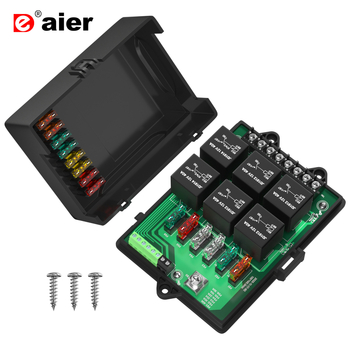 Κουτί ρελέ αυτοκινήτου με τροποποιημένη υποδοχή, κουτί συνδεσμολογίας, κουτί ασφάλειας και κουτί ρελέ PCB — DAIERTEK, για ρελέ αυτοκινήτων.