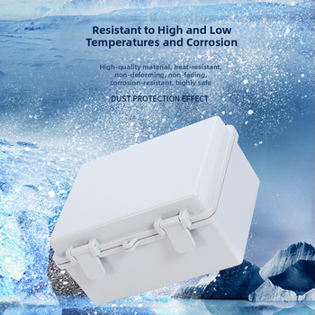 Wochang priehľadný vodotesný spojovací box, 150 × 100 × 70 mm, ABS plast, vysoká tesnosť